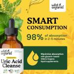 Organic Uric Acid Cleanse Drops with Tart Cherry