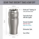 THERMOS 16oz Stainless King Travel Tumbler