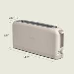 Bella Slim Toaster with 6 Shade Settings