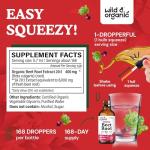 Organic Beet Root Extract Drops - 8000 mg