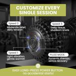 4-Speed Vibrating Massage Ball for Muscle Relief