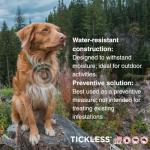Tickless EcoPet Ultrasonic Tick and Flea Protector