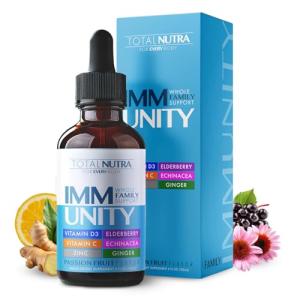 Total Immune Liquid Multivitamin with Zinc & Elderberry