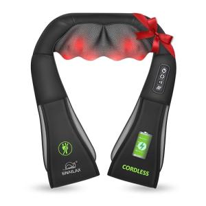 Snailax Cordless Shiatsu Neck and Shoulder Massager