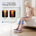 EaseZen Rechargeable EMS Foot Massager for Pain Relief