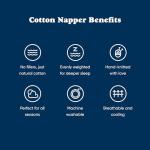 Hand-Knit Cotton Weighted Blanket - Asteroid Grey