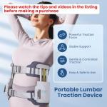 Manual Lumbar Traction Device for Back Pain Relief