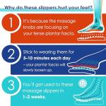 Foot Massager Sandals for Pain Relief