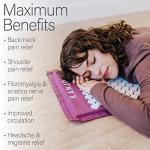 Kanjo Acupressure Mat and Pillow Set for Pain Relief