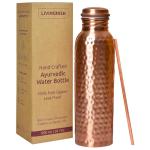 Pure Copper Water Bottle - 34 Oz, Leak-Proof
