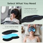 Bluetooth Sleep Mask with Cooling Gel and Headphones