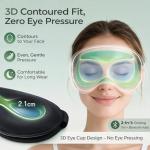 Bluetooth Sleep Mask with Cooling Gel and Headphones