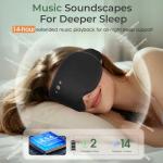 Bluetooth Sleep Mask with Cooling Gel and Headphones