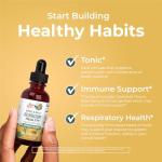 Organic Respiratory Health Drops with Mullein & Elderberry