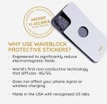 EMF Blocker Sticker for iPhone 16 Pro Max