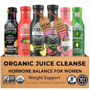 Karviva Women's Juice Cleanse for Energy & Balance
