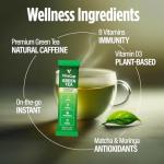 VitaCup Instant Green Tea Packets for Energy