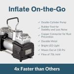 Asani 12V Portable Air Compressor with LED Flashlight