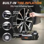 5-Ton Electric Car Jack Kit with Wrench