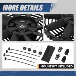 High-Performance 10-Inch Electric Slim Cooling Fan
