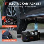 Portable 5 Ton Electric Hydraulic Car Jack Kit
