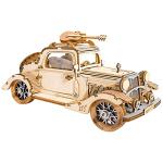 DIY Wooden Vintage Car Model Kit for Collectors