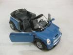 KiNSMART Mini Cooper S Blue Convertible Model Car