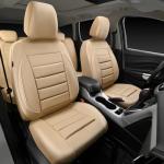 Luxury Beige Leather Seat Covers for Cars
