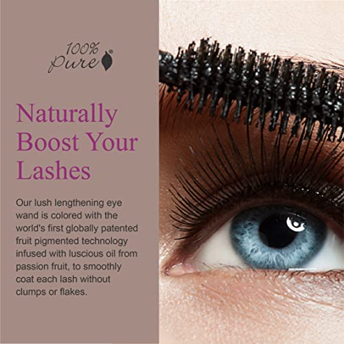 100% PURE Ultra Lengthening Vegan Mascara - Black Tea