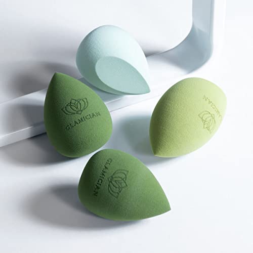 Vegan Makeup Blender Set - 4 Sponges for Flawless Application