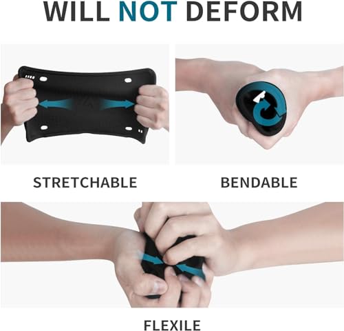 Aujen Universal Black Silicone License Plate Frame