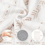 Washable Boho Area Rug - Soft & Stain Resistant