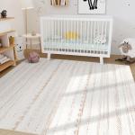Washable Boho Area Rug - Soft & Stain Resistant