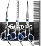 GLADOG Professional Pet Grooming Scissors - 4 in 1