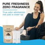 NonScents Shoe Deodorizer - Odor Eliminator 2-Pack