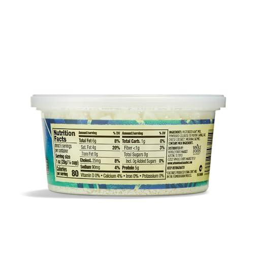 Goat Cheese Crumbles by Whole Foods, 6 Ounces