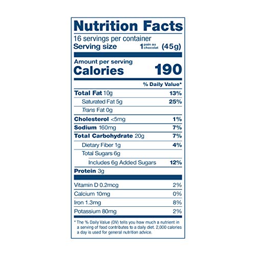 Chocolate Croissants, Individually Wrapped, 16-Pack