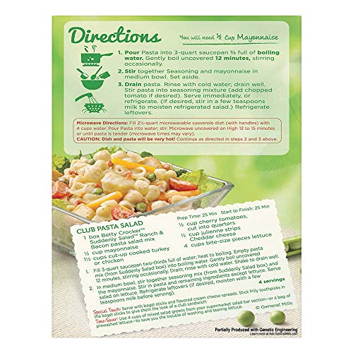 Betty Crocker Ranch & Bacon Pasta Salad Mix