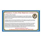 XpressID Service Dog Bundle - Pet Animal ID with Handler ID + 3 KeyTags, Lanyard, Badge & ADA Handout - Includes Registration to National Dog Registry - QR Ready