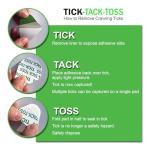 Tick-Tack-Toss Premium Tick Removal Kit for People and Pets, Crawling and Attached Tick Removal Tools, Travel Pouch, ID Card, Magnifying Glass, 32 Removal Pads (1)