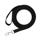 SunGrow Pet Training Leash, Heavy-Duty Polypropylene Walking Leash, 360-degree Swivel Hook, Dog/Puppy Obedience, Recall, Agility Lead, Leisure & Adventure Walking, Black, 6 feet x 0.8 inches