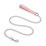 Heart Collar and Leash Set with Lace Edge for Cat, 2PCS Cosplay Rave Jewelry Accessories for XS-M Pet Dog (Pink)