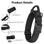 DAGANXI Adjustable Tactical Dog Collar with Handle