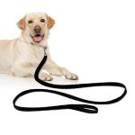SunGrow Pet Training Leash, Heavy-Duty Polypropylene Walking Leash, 360-degree Swivel Hook, Dog/Puppy Obedience, Recall, Agility Lead, Leisure & Adventure Walking, Black, 6 feet x 0.8 inches