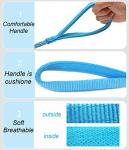 Mycicy 2/3/4/6/10 Foot Reflective Dog Leash Strong Nylon Rope Braided Heavy Duty for Large and Medium Small Dogs Walking Training Leads (Sky Blue, 3ft * 1/2")