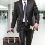 Scottie Dog Leather RFID Passport Holder Wallet