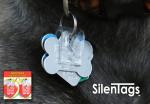SilenTags Pet Tag Silencer (Clear Two Pack)