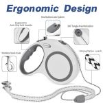 Retractable Dog Leash 30 FT, GUDWING Dog Walking Leash for Medium Large Dogs up to 77 lbs, Heavy Duty No Tangle, Large