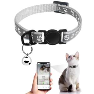 Reflective Breakaway Cat Collar with QR Code Tag