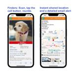 Pet Dwelling Service Dog Pet ID Tag with QR Code – ADA Compliant ID Tag for Dogs & Cats, Free Personalized Online Profile & Instant Scan Alerts